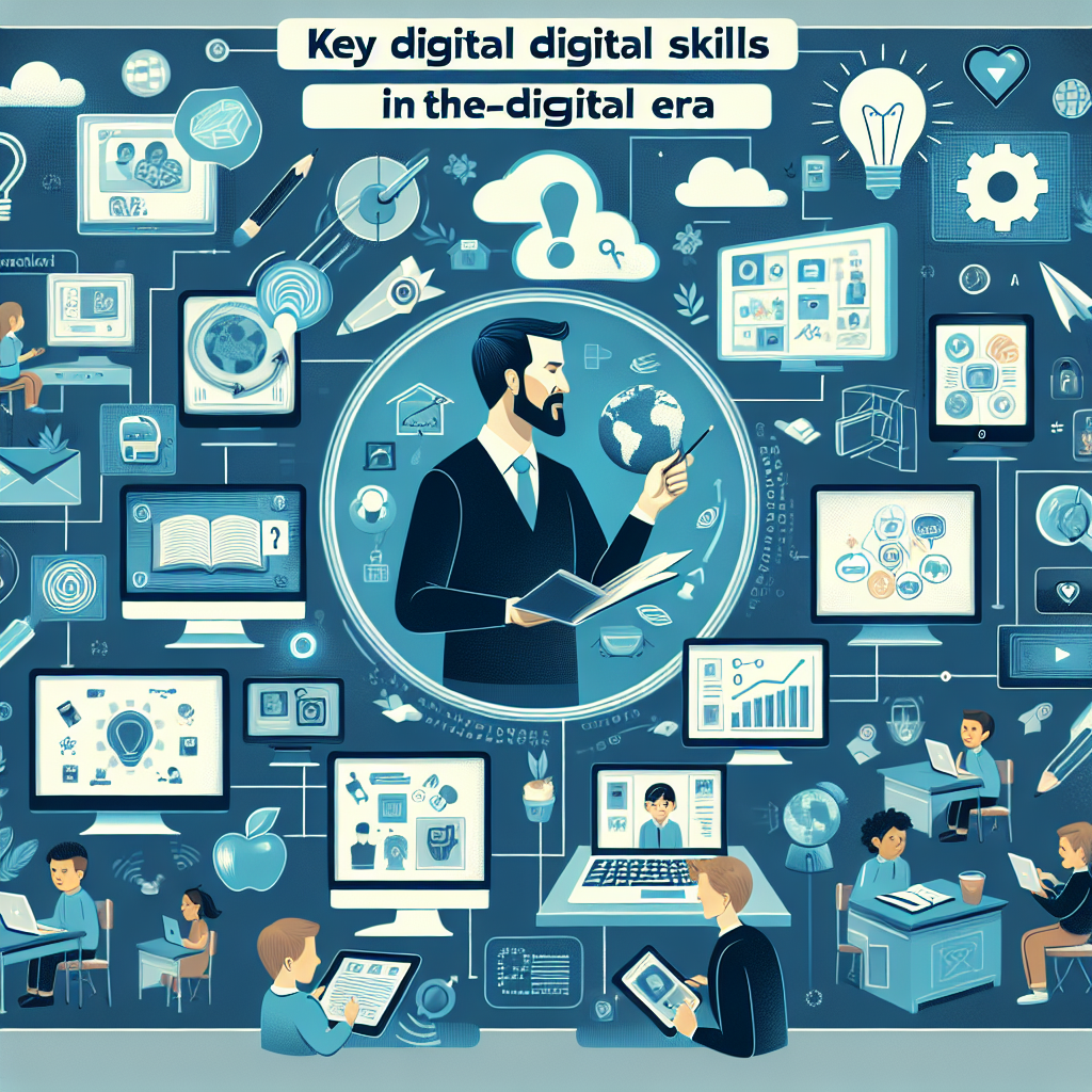 Habilidades digitales clave que todo docente necesita en la era postdigital